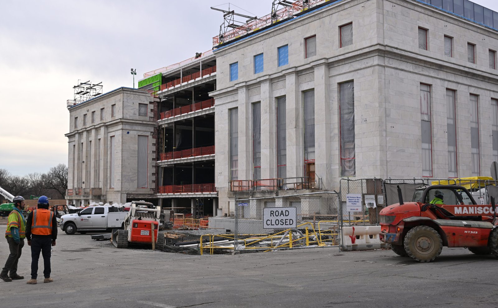Fachada de prédio de banco central