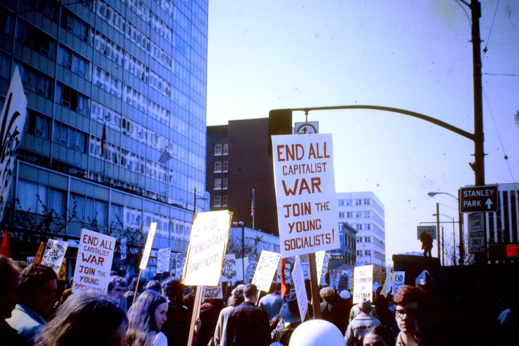 Protesto contra a Guerra do Vietnã nos anos 1960